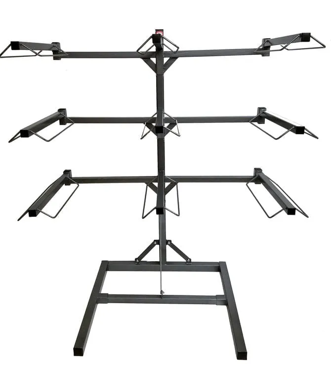 9 Arm Horseman Free Standing Saddle Rack