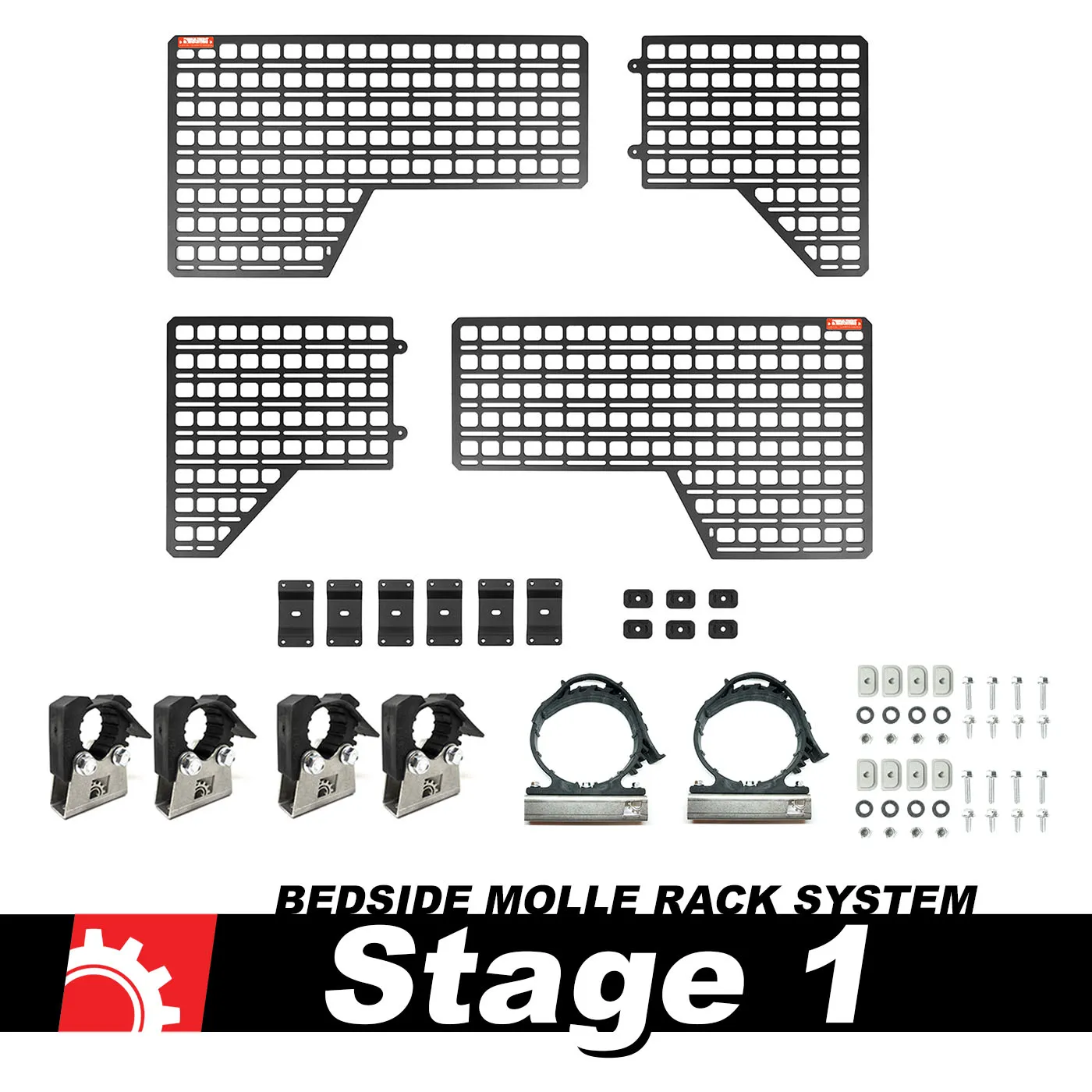 Bedside Rack System - Stage 1 Kit | Chevrolet Silverado & GMC Sierra, Short Bed (2019 )