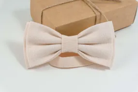 Blush peach Pre-Tied Toddler Bow Tie | Easy-Adjust, Gift-Ready