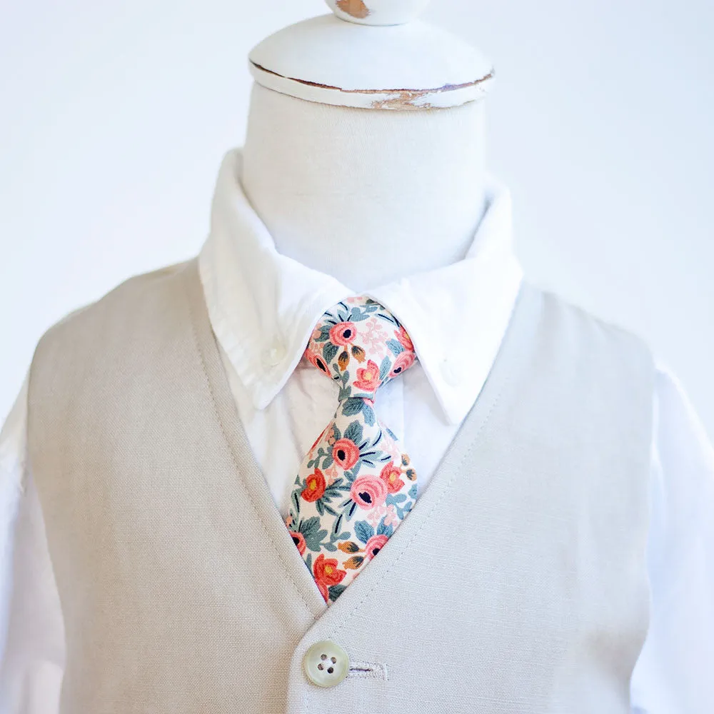 Boy's Necktie / Rosa In Peach