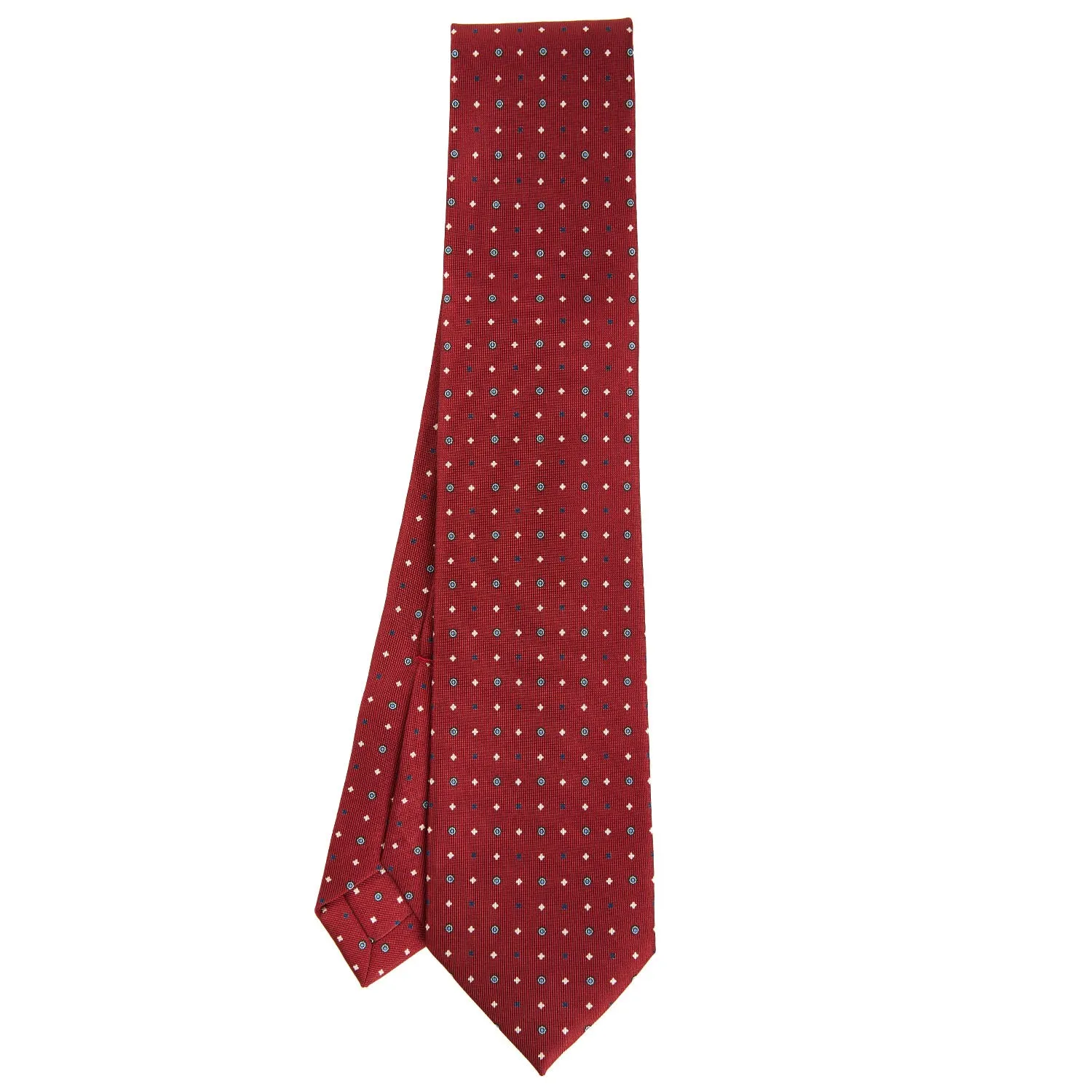 BURGUNDY 7 FOLD SARTORIAL SILK TIE