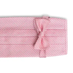 Chapman Stripe: Cummerbund Set - Pink