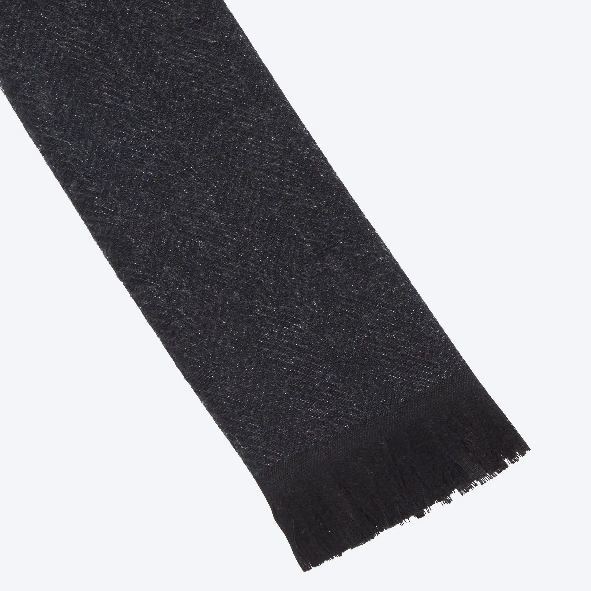 Charcoal Grey Herringbone Scarf