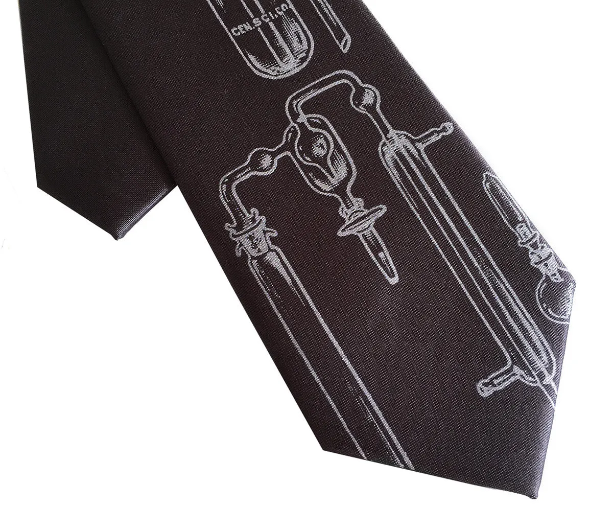 Chemistry Lab Glass kids tie. Boys clip-on necktie.