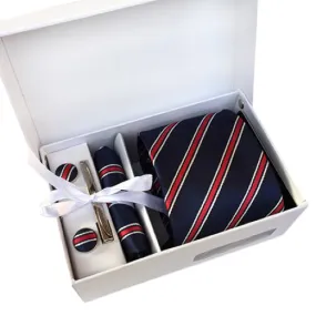 Classy Men Box - Blue Red Striped