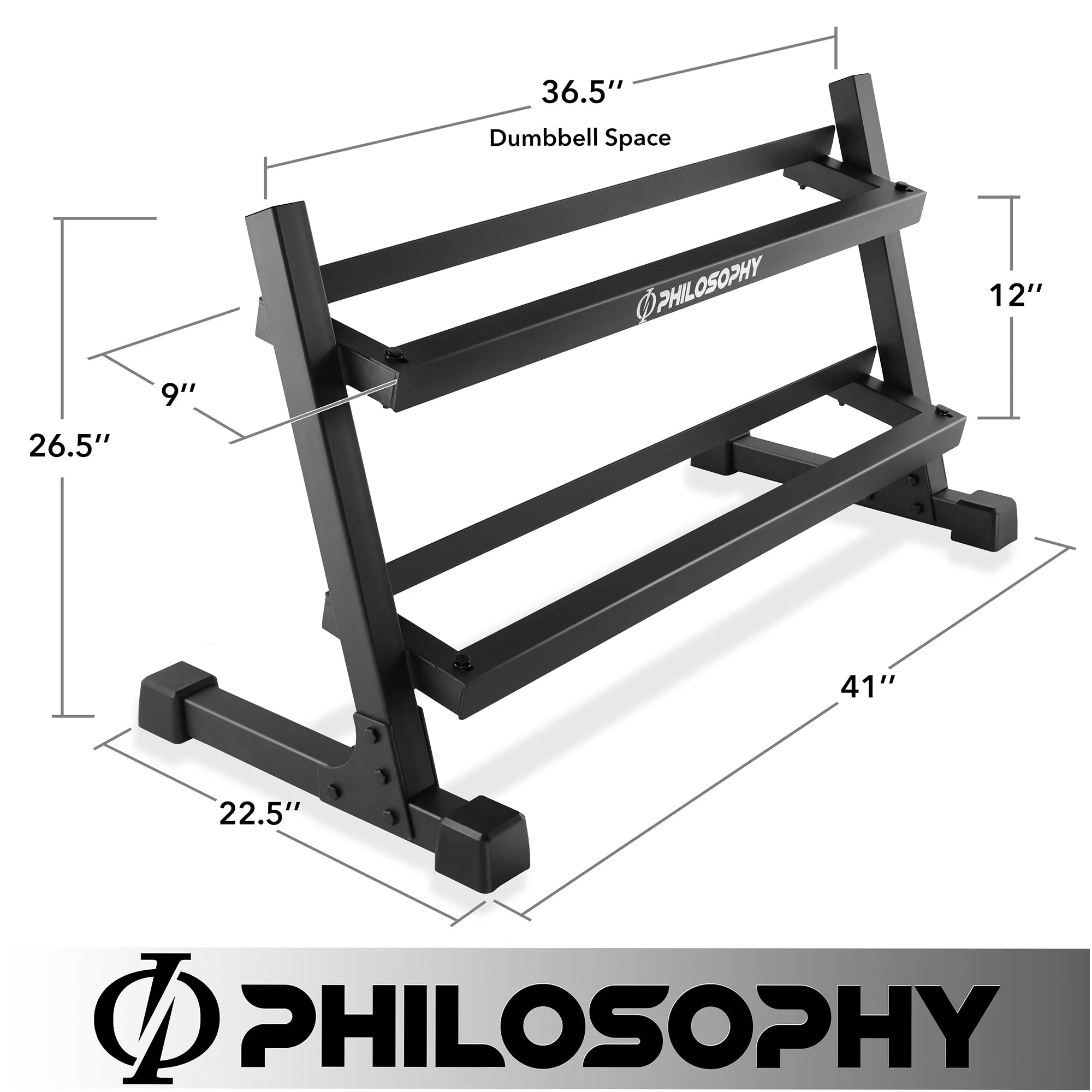 Commercial Dumbbell Rack, Heavy-Duty