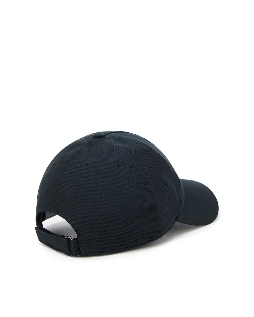 Cotton gabardine baseball cap (Black) - I24710169509000