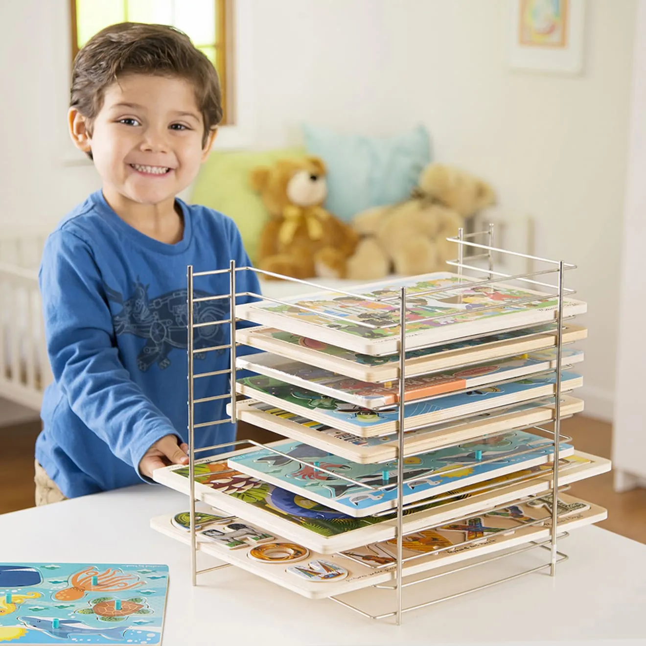 Deluxe Wire Puzzle Rack