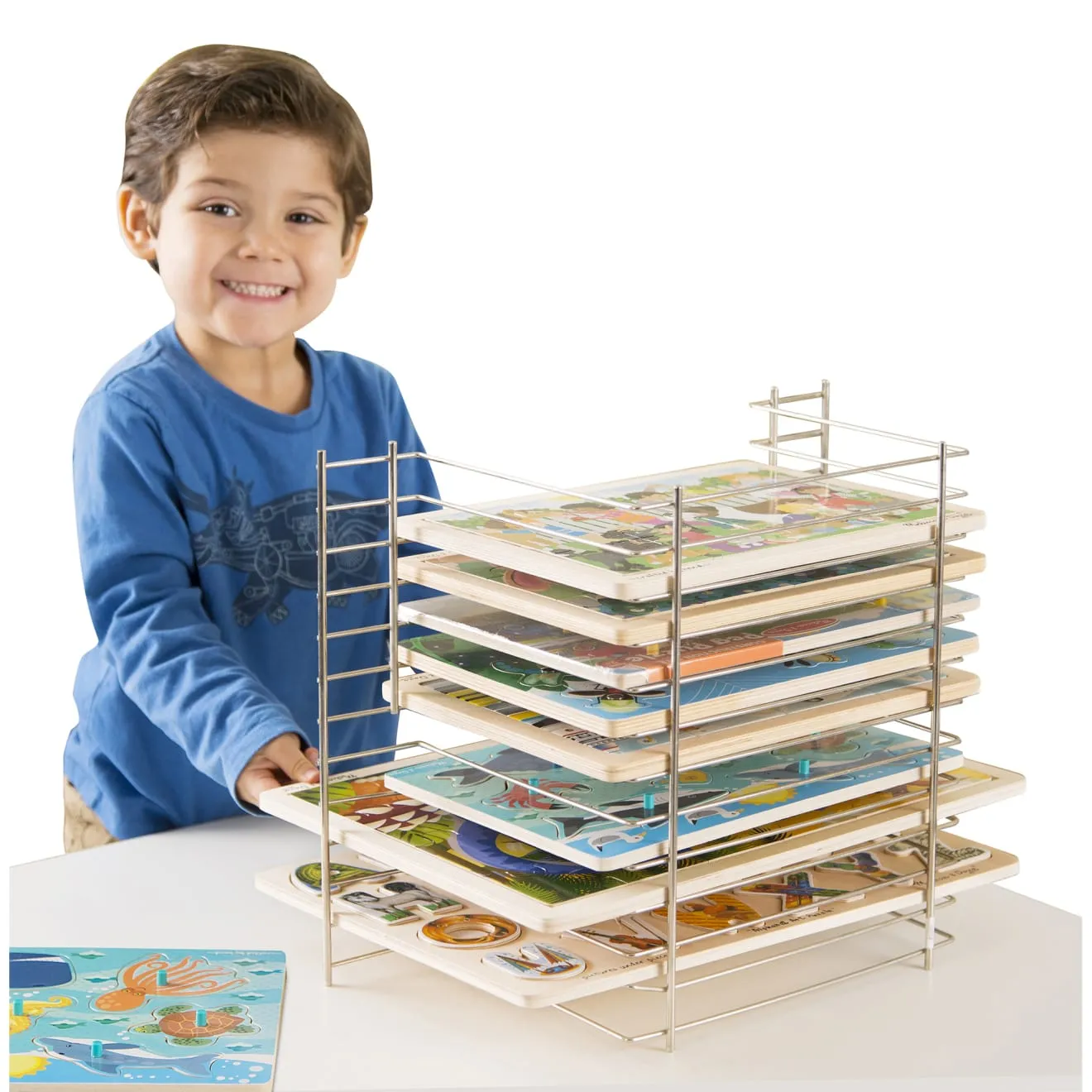 Deluxe Wire Puzzle Rack