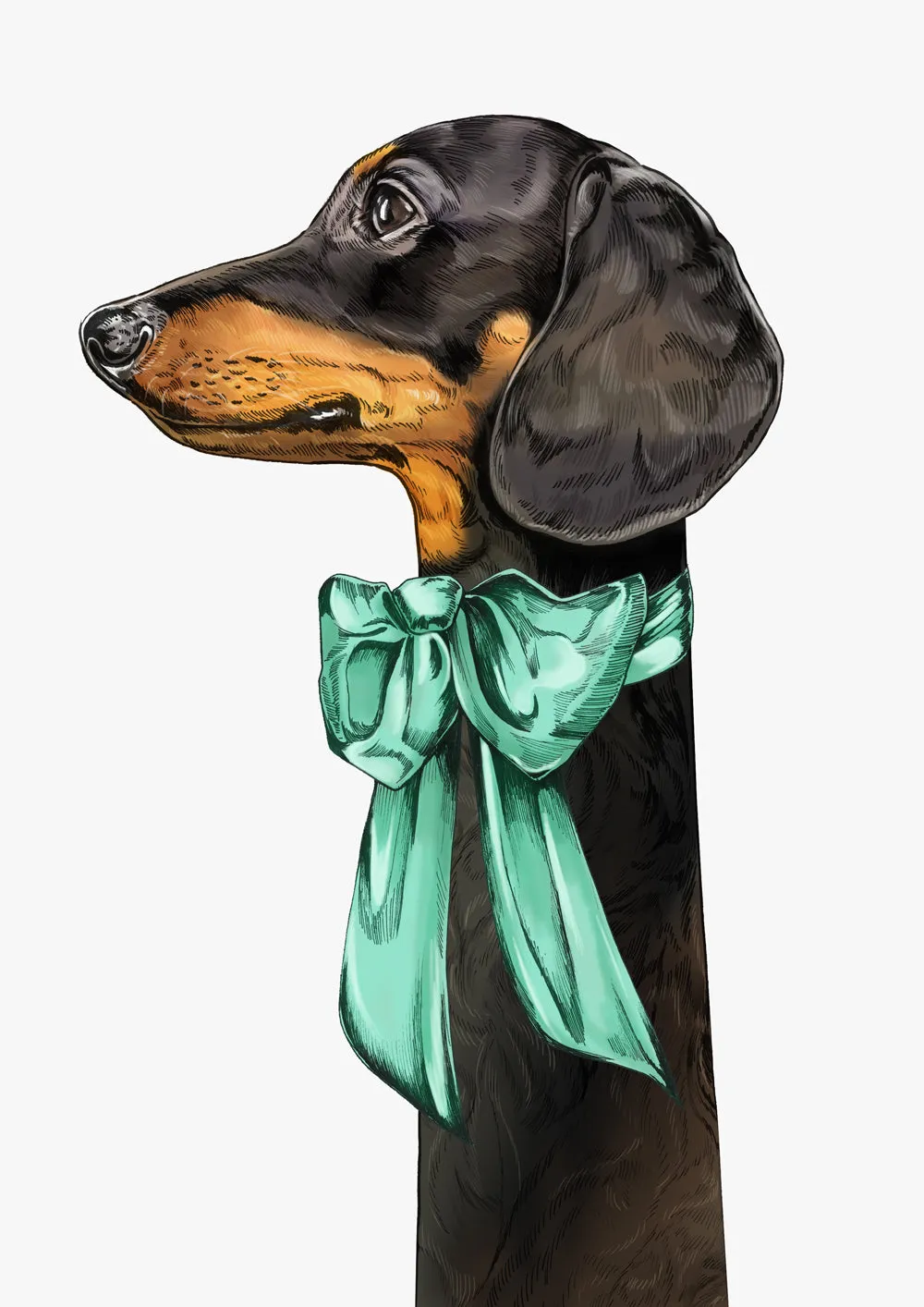 Designer Dog Wall Art Print 'Mr Thomas'