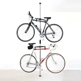 Freestanding Adjustable 2-Bike Storage Rack