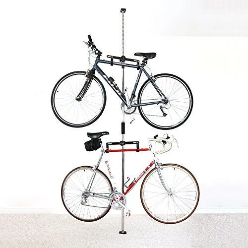 Freestanding Adjustable 2-Bike Storage Rack