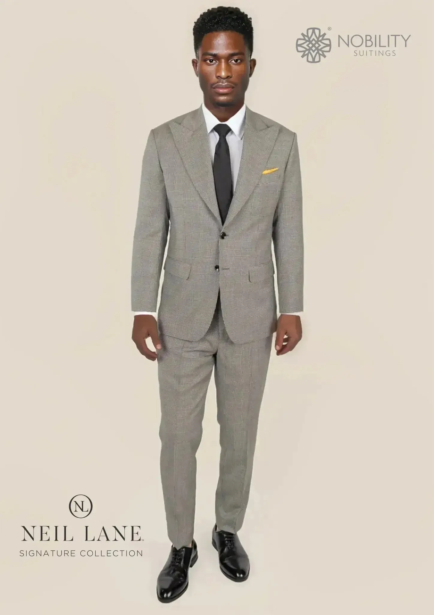 Hudson Grey Houndstooth Suit