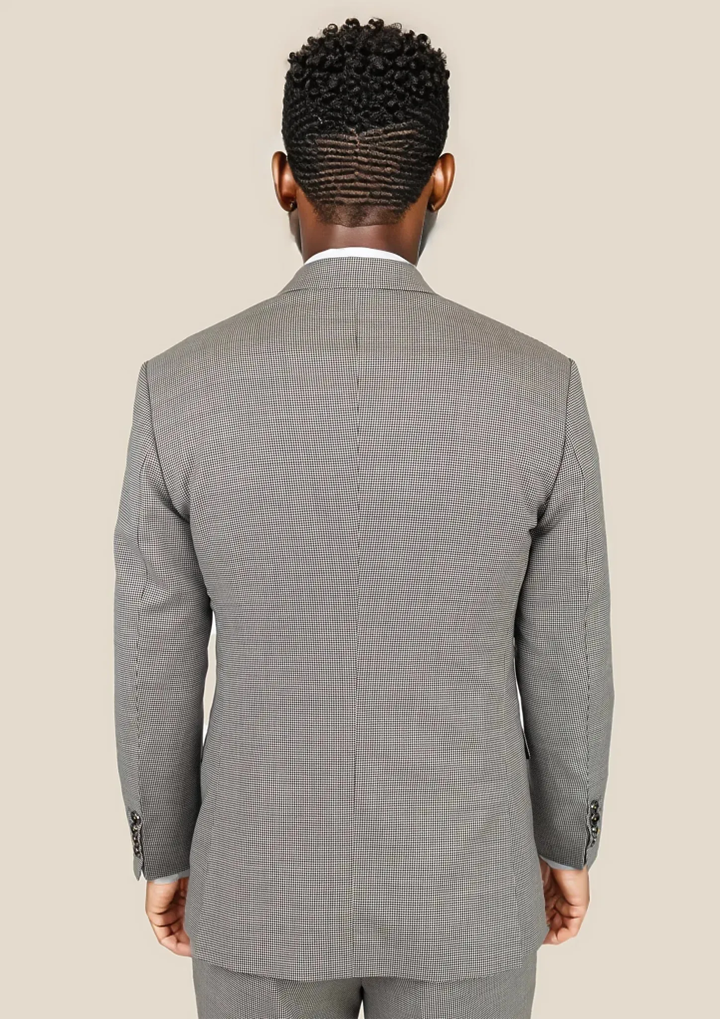 Hudson Grey Houndstooth Suit