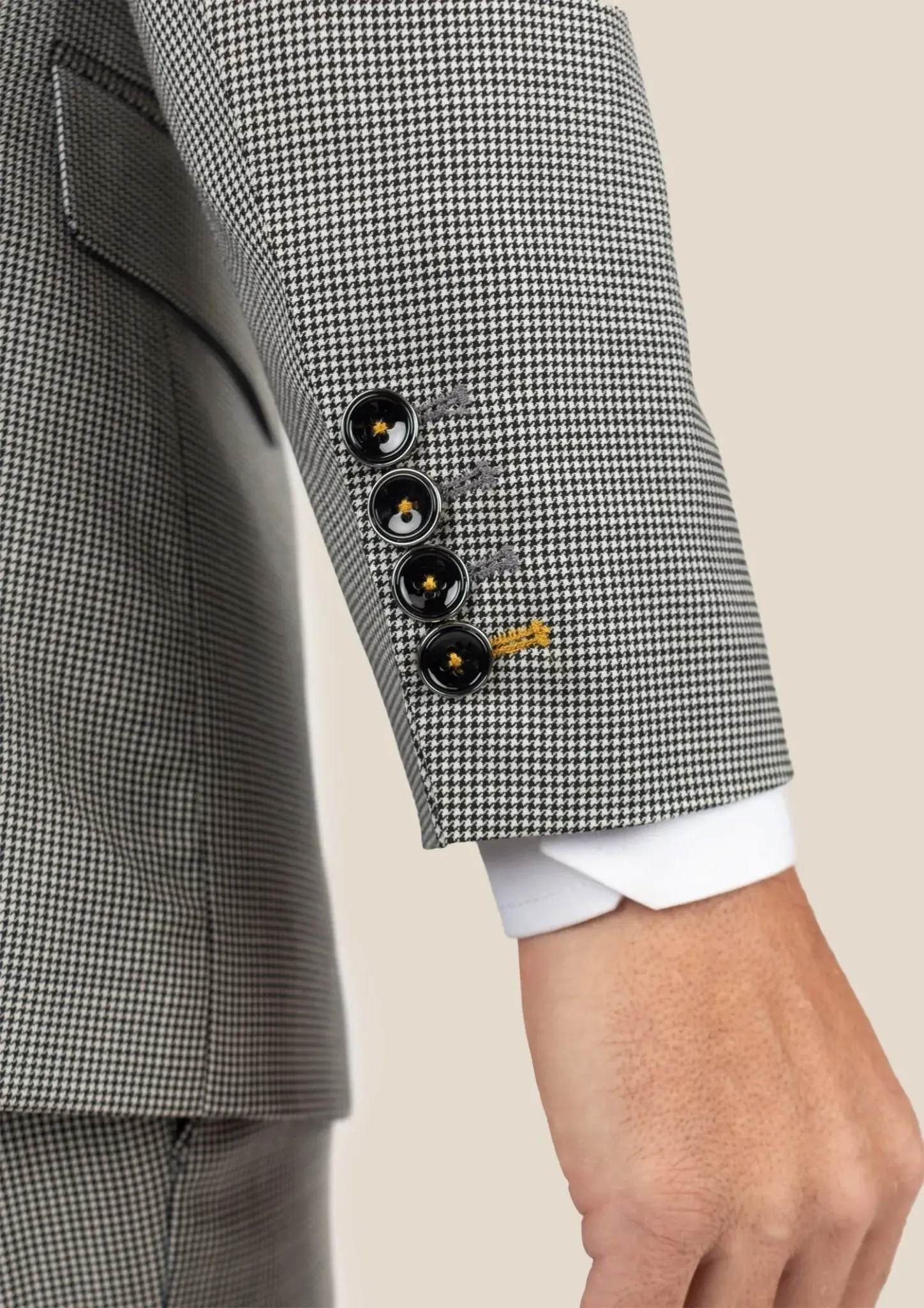 Hudson Grey Houndstooth Suit