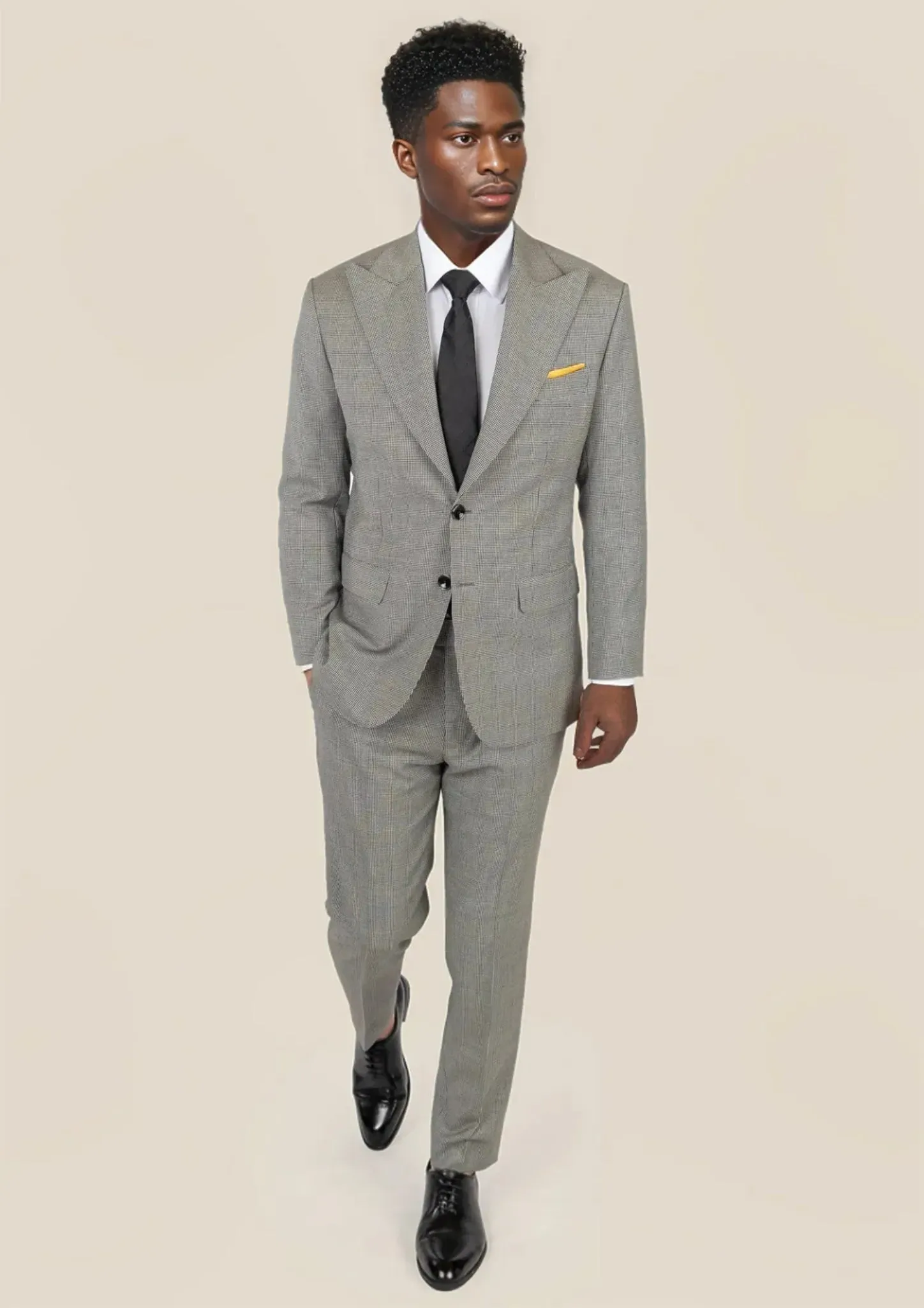 Hudson Grey Houndstooth Suit