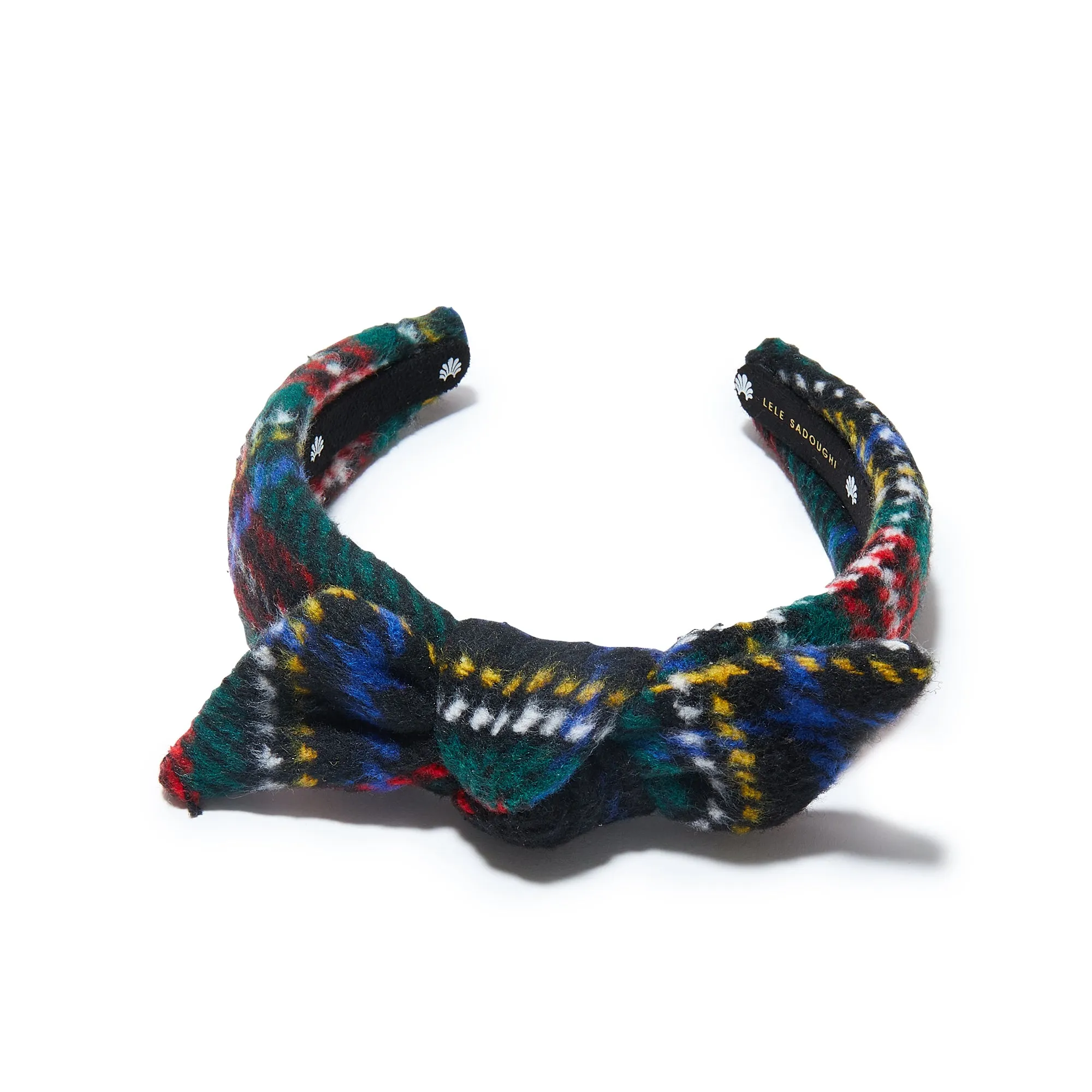 JET PLAID KIDS FLANNEL KNOTTED HEADBAND