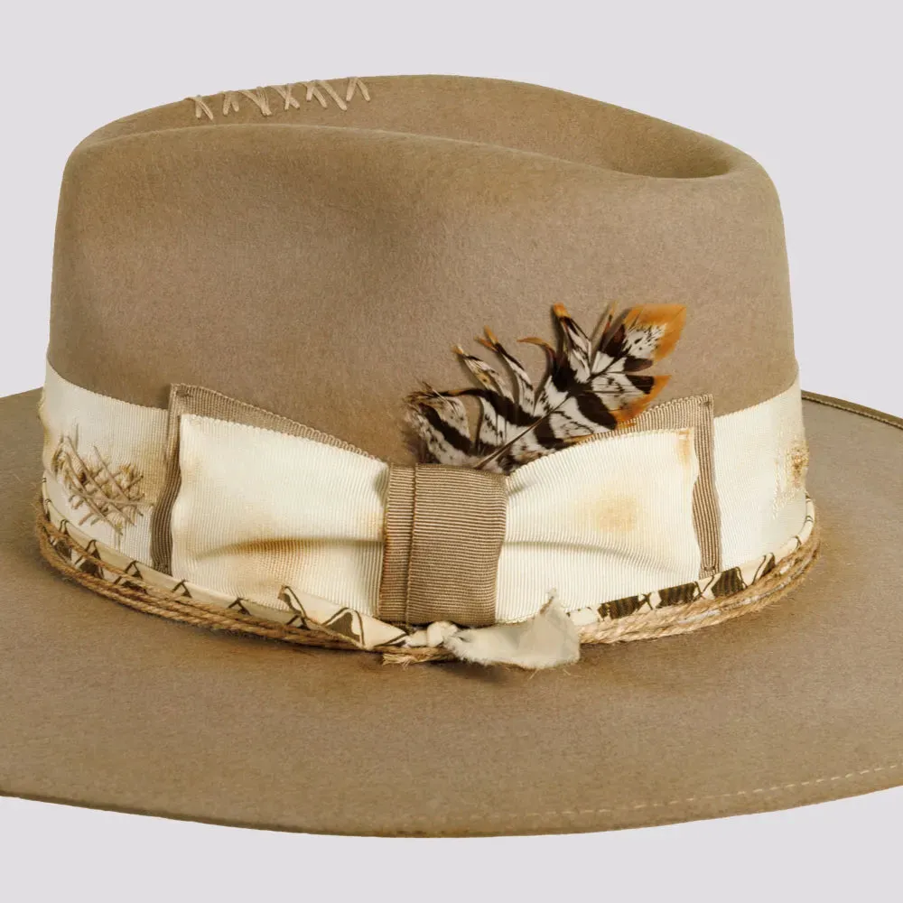 Justice | Mens Wool Felt Outback Fedora Hat