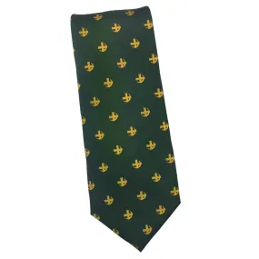 Lambda Chi Alpha Cross and Crescent Silk Tie