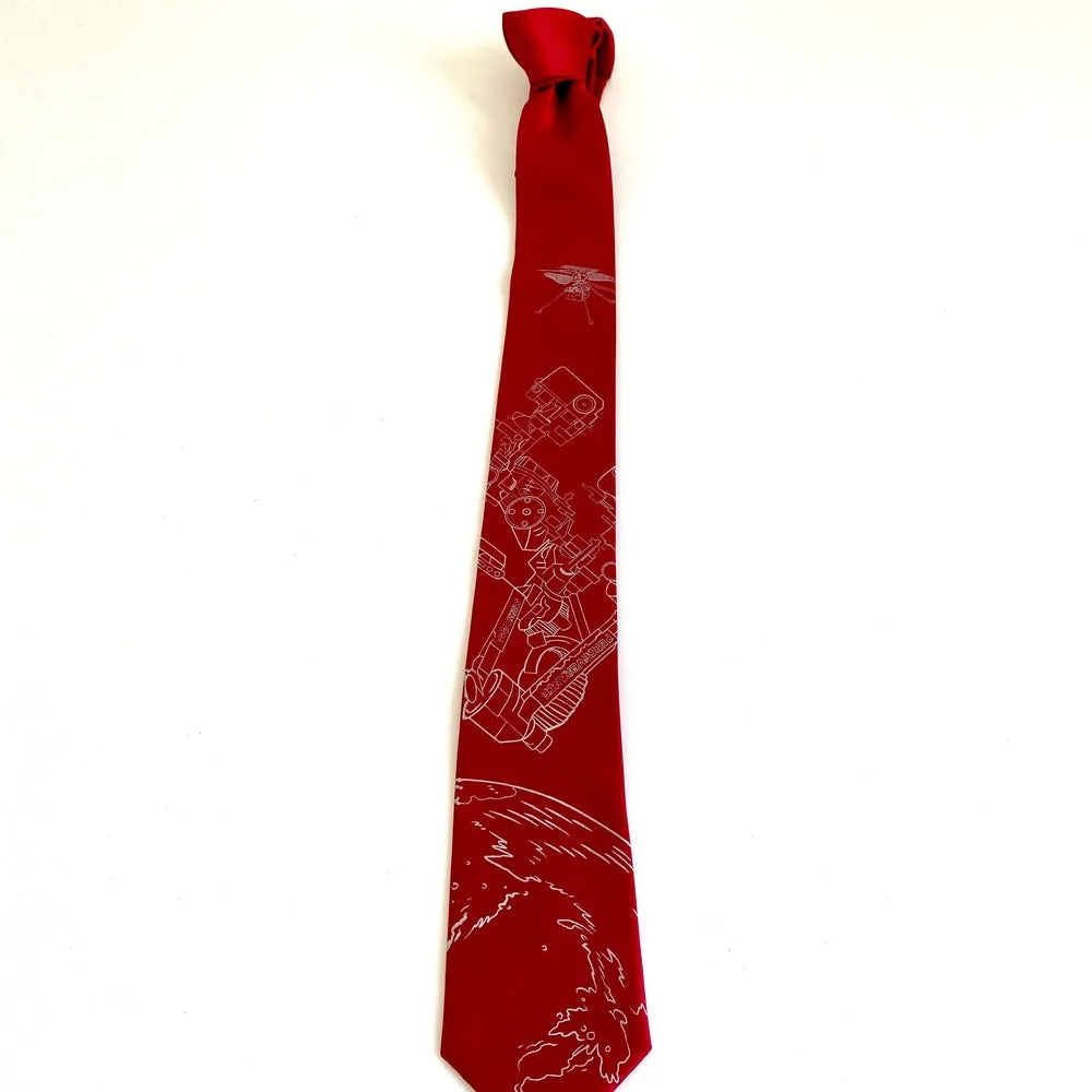 Mars Perseverance & Ingenuity Necktie