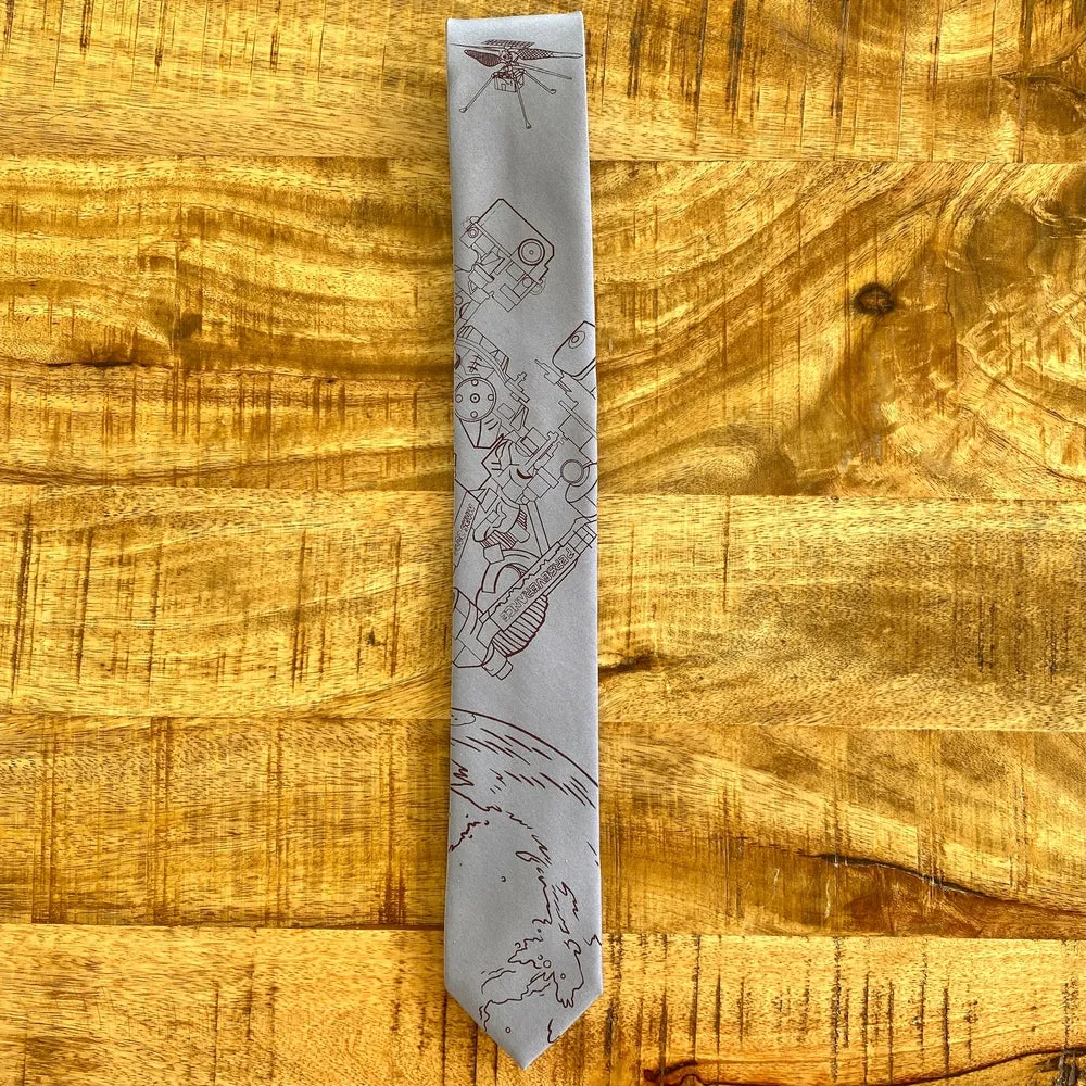 Mars Perseverance & Ingenuity Necktie