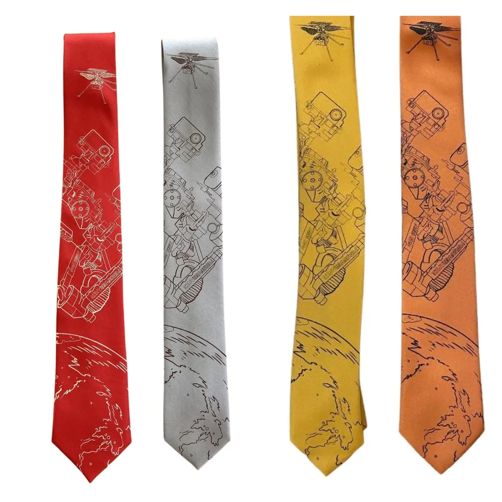 Mars Perseverance & Ingenuity Necktie