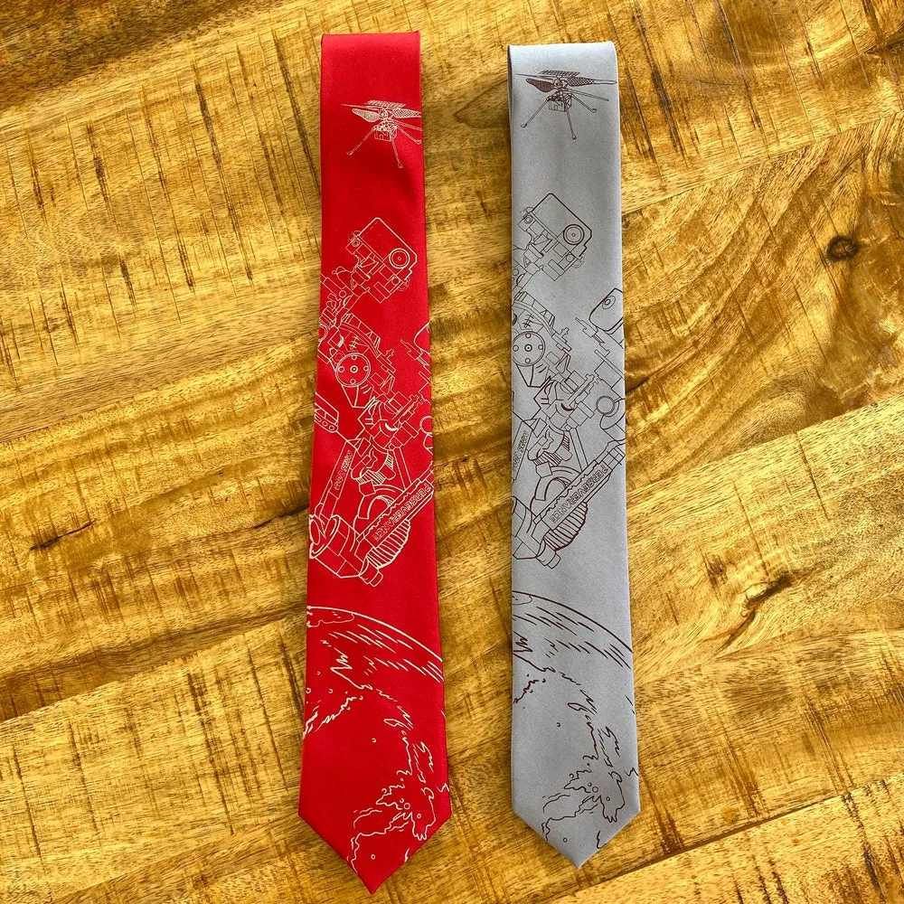 Mars Perseverance & Ingenuity Necktie