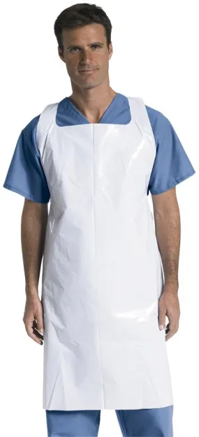 Medline Disposable Polyethylene Adult Aprons