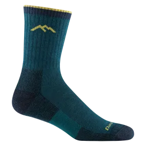 Men's Darn Tough Hiker Micro Crew Midweight Hiking Sock Color: Dark Teal