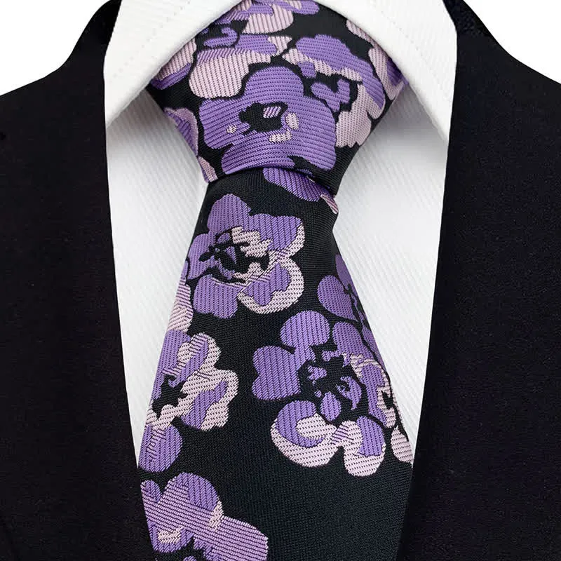 Men's Luxury Modern Floral Necktie