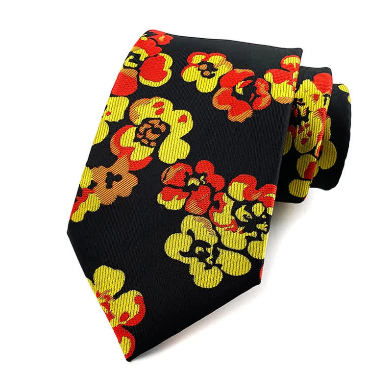 Men's Luxury Modern Floral Necktie