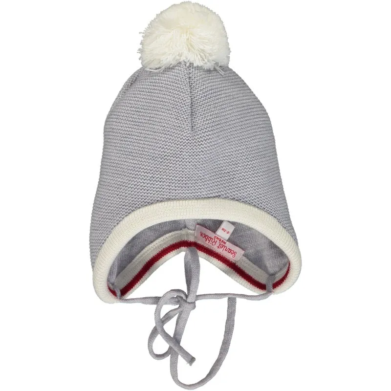 Merino Baby Pom Pom Hat - Mist