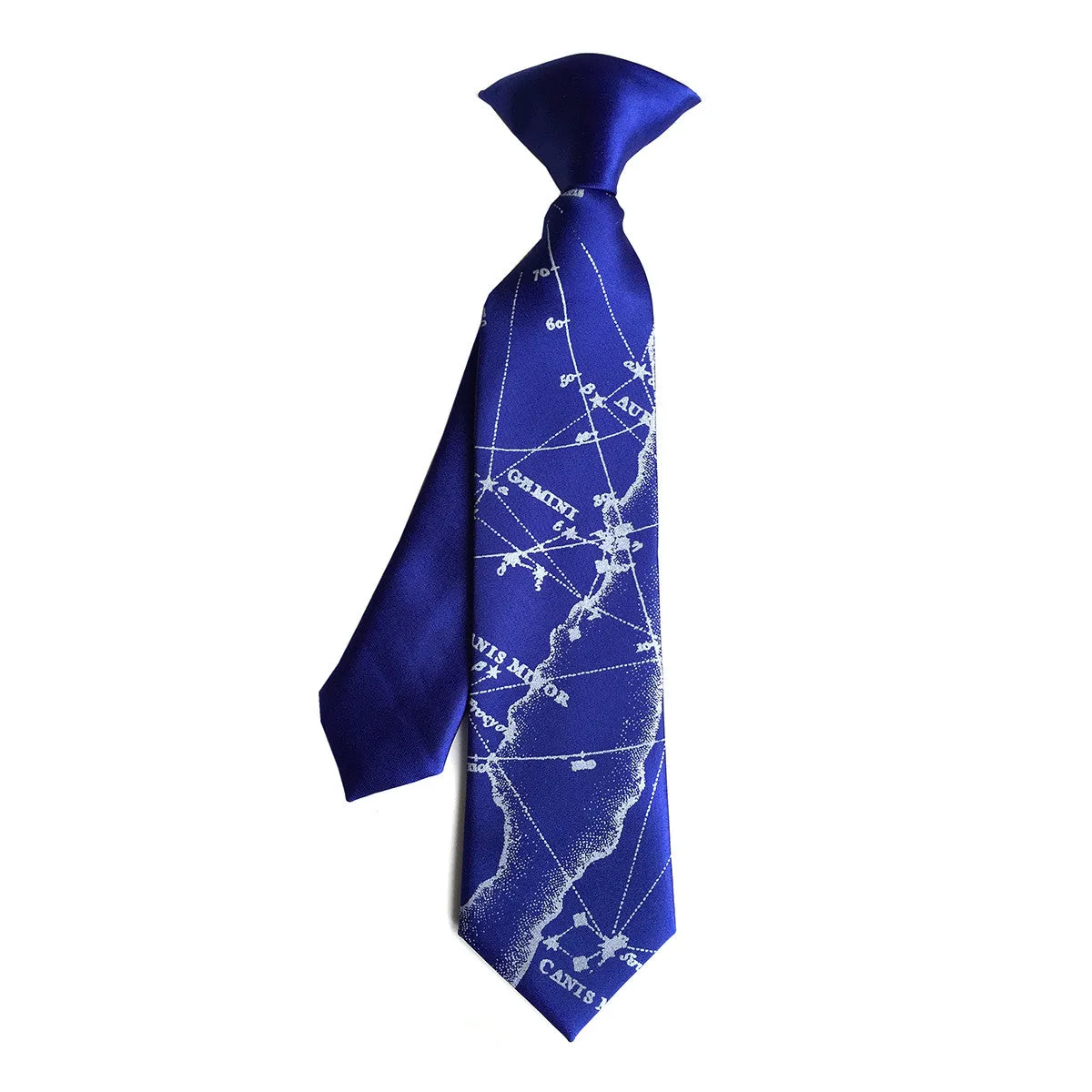 Milky Way Galaxy kids tie. Boys clip-on necktie.