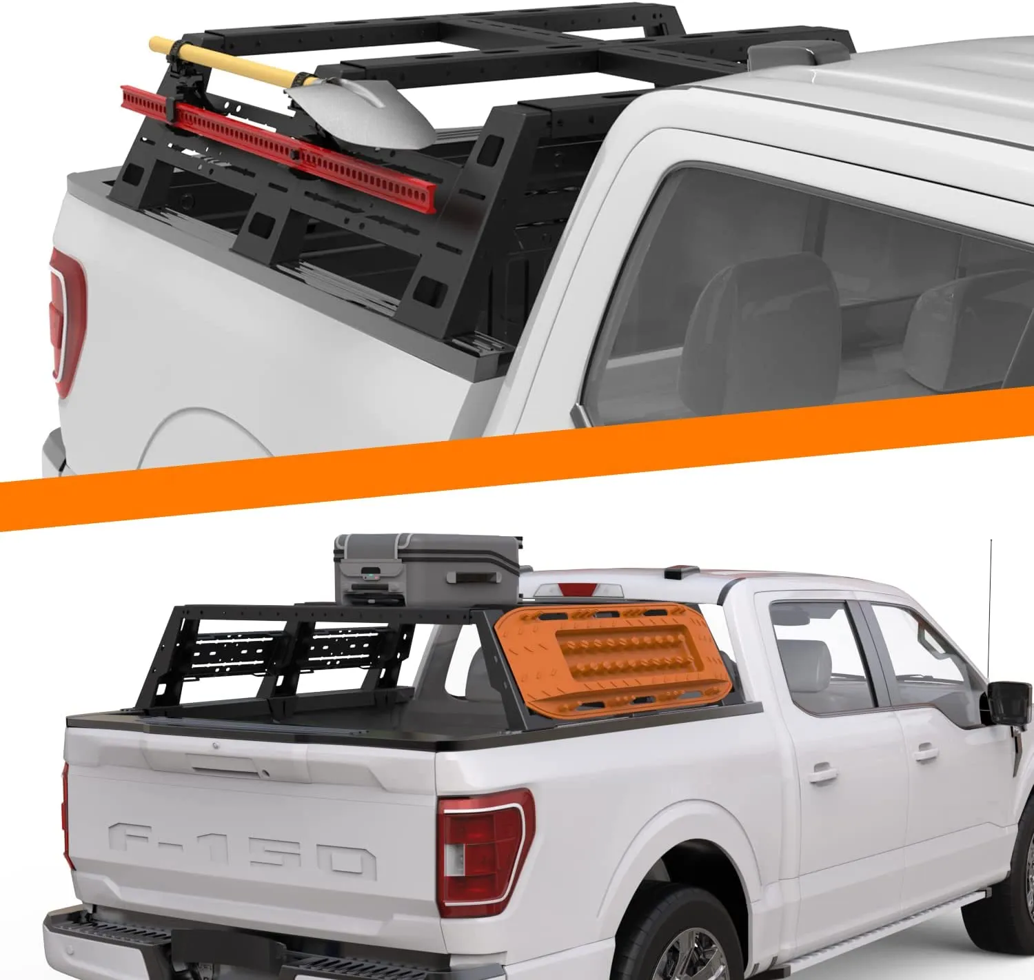 Overland Truck Bed Rack Tent Rack for Toyota Tacoma