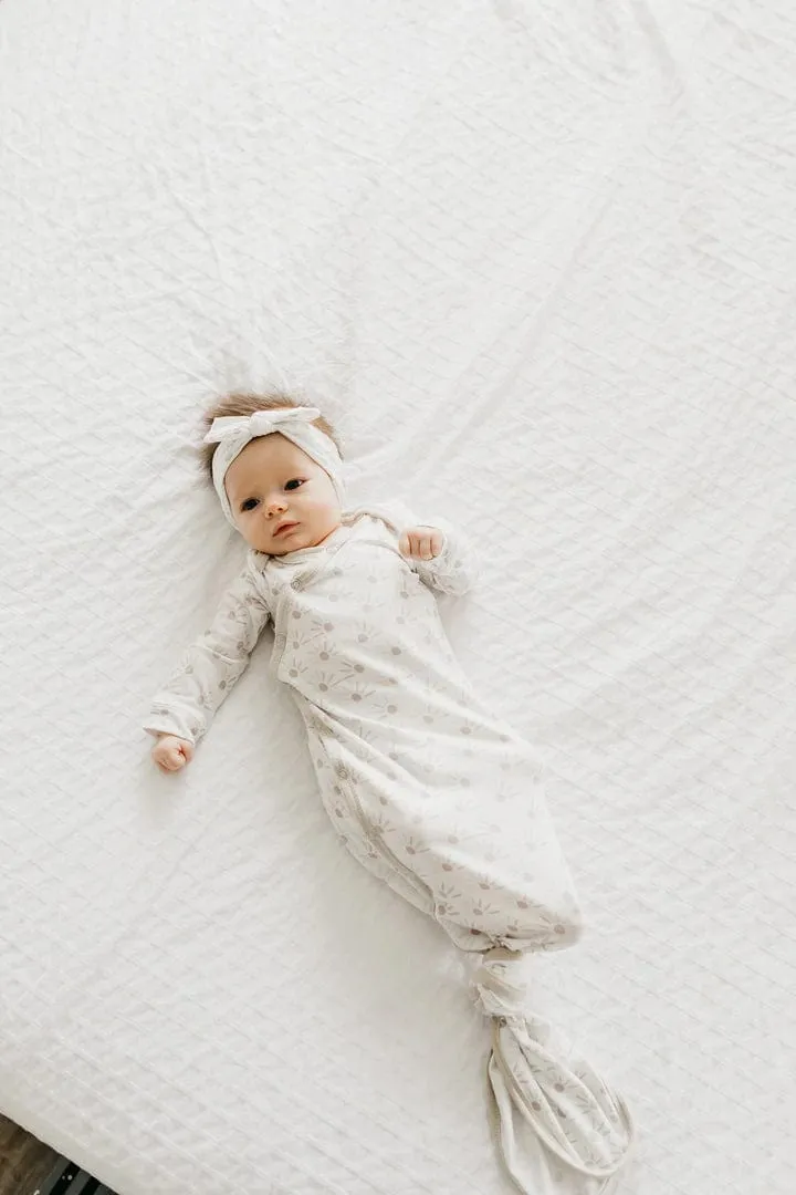 Shine Newborn Knotted Gown