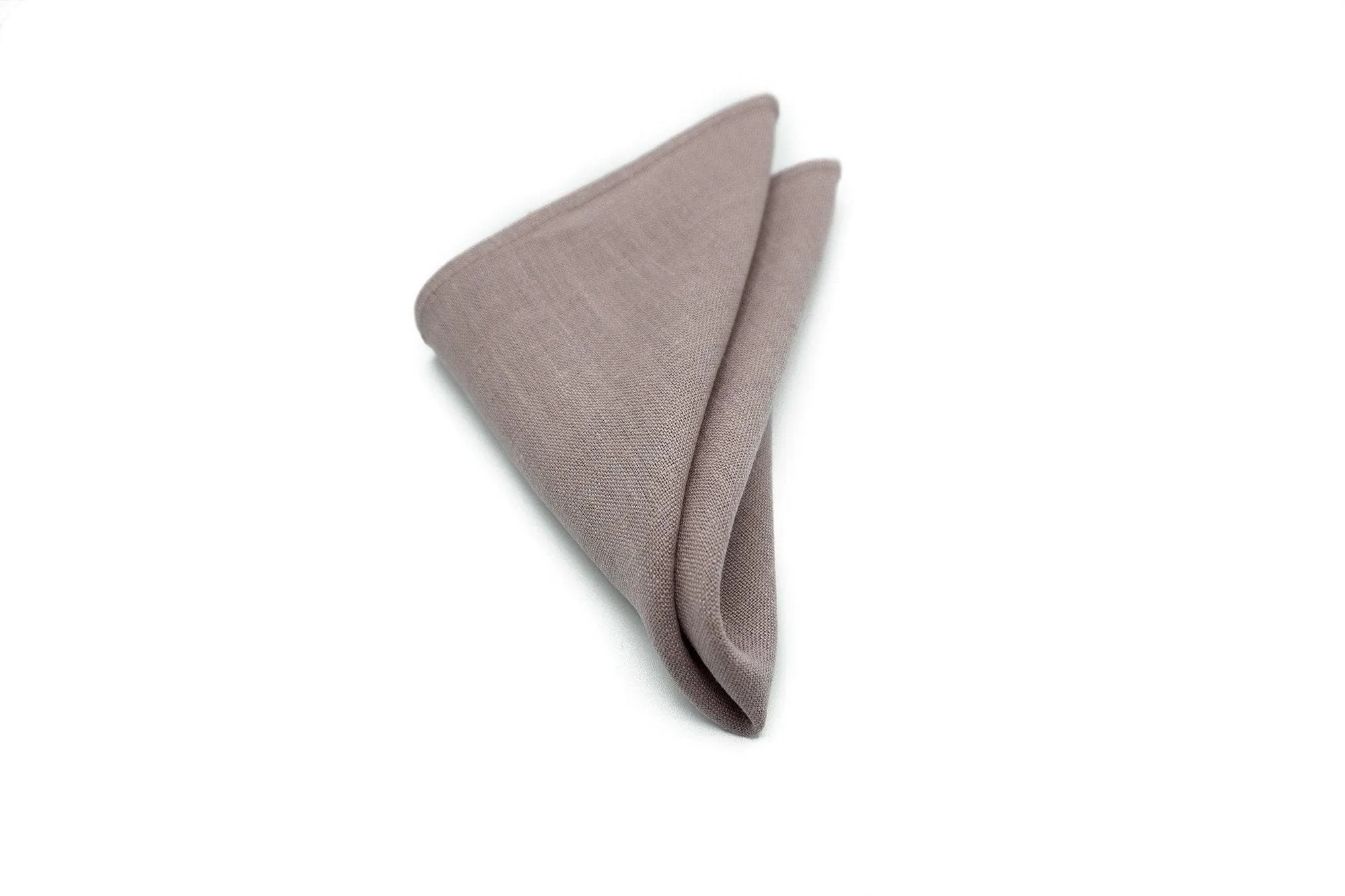 Taupe Wedding Necktie Set for Men