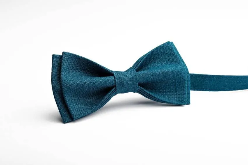 Teal Green Bow Tie for Men | Wedding NeckTie, Groomsmen Bowtie, Formal Accessories