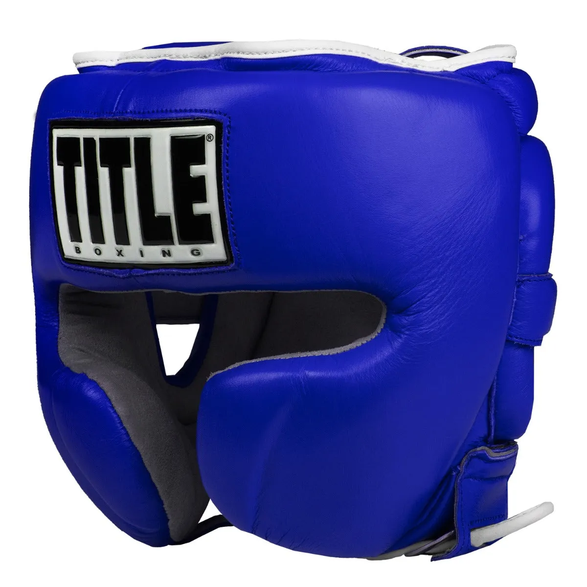 TITLE Boxing Leather Sparring Headgear