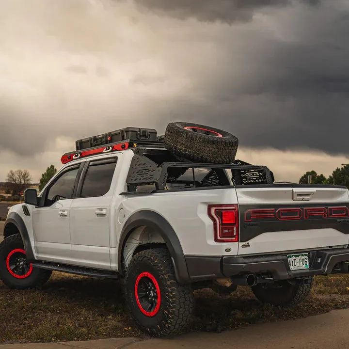 upTOP Overland Baja Bed Rack & Tire Carrier