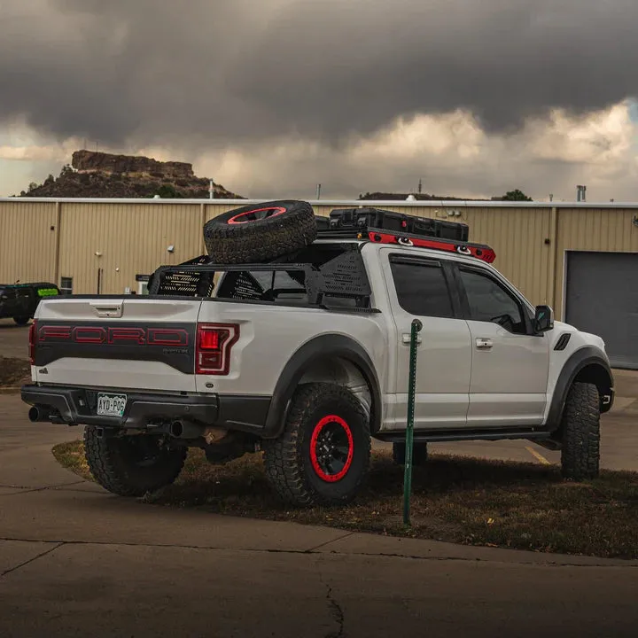 upTOP Overland Baja Bed Rack & Tire Carrier